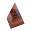 Orgonitová pyramida SEDM ČAKER a KVĚT ŽIVOTA (konkrétní kus) 10 cm