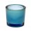 Svícen skleněný na čajové svíčky Bolsius 60mm - Barva: Světle modrá