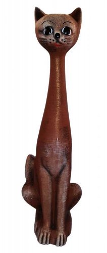 Dekorativní figurka pokladnička sedící KOČKA 44cm