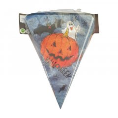 Halloweenská výzdoba - strašidelné girlandy 320 cm