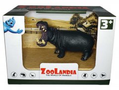 Zvířátka série Zoolandia ŘVOUCÍ HROCH 95mm