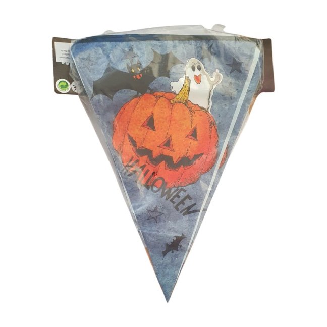 Halloweenská výzdoba - strašidelné girlandy 320 cm - Design: A