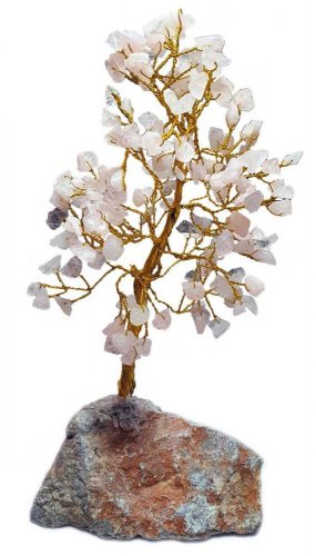Stromeček štěstí ze vzácných kamenů RŮŽENÍN 160 kamínků