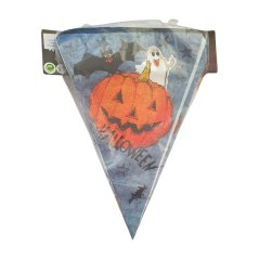 Halloweenská výzdoba - strašidelné girlandy 320 cm
