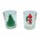 Vánoční dekorativní mini svíčky ve skleničce MIX 1 ks - Varianta: Vánoční stromeček