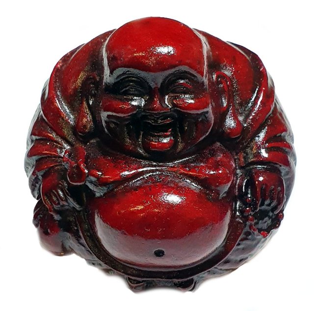 Dekorativní figurka Smějící se BUDDHA polyresin 55mm