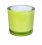 Svícen skleněný na čajové svíčky Bolsius 60mm - Barva: Světle zelená